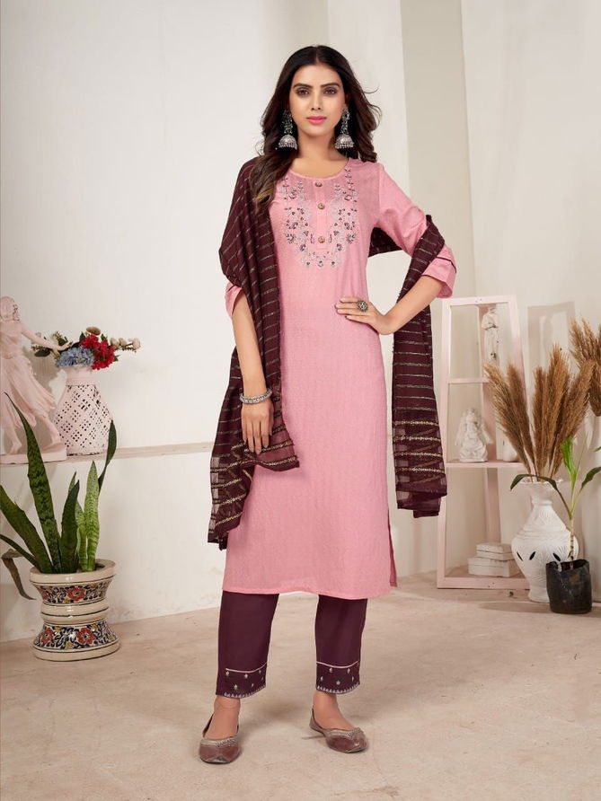 Lajoo Fancy Exclusive Ethnic Wear Designer Kurti Bottom With Dupatta Collection